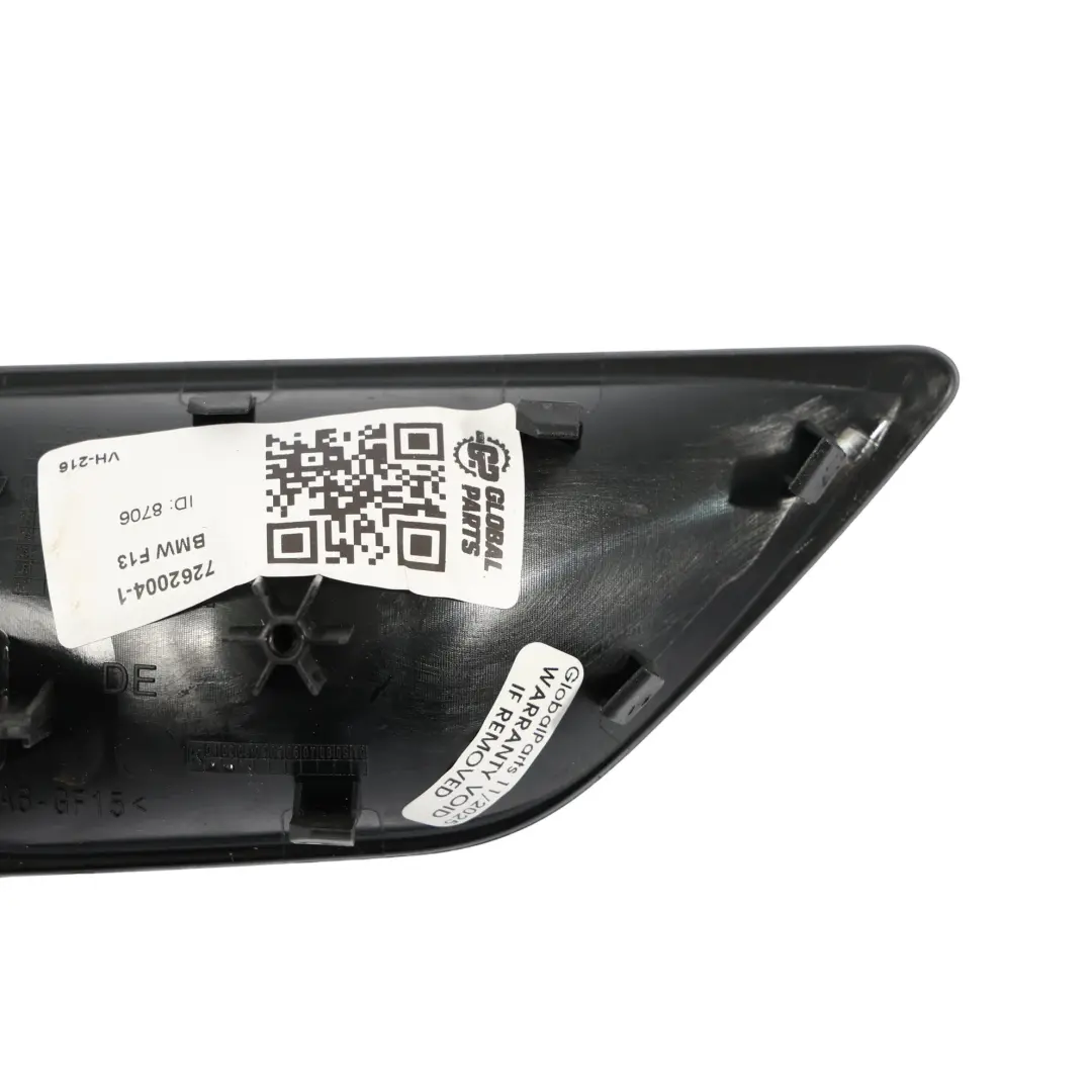 BMW F06 F12 F13 Maniglia Interna Della Porta Di Presa Destra Nero 7225442 - SKU 7262002 - Numero di parte 7262002