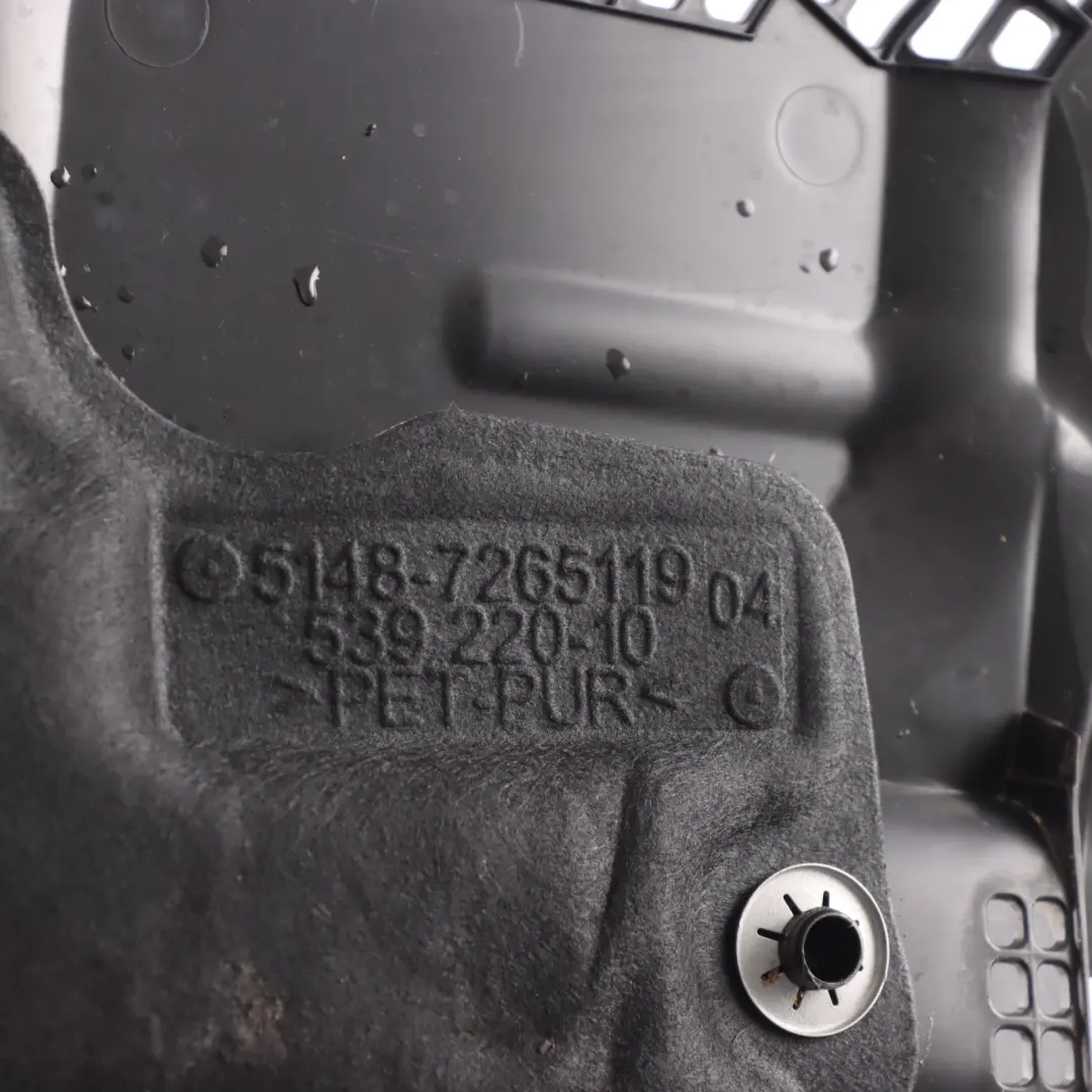 BMW F20 E21 F22 F30 Under Bonnet Side Scuttle Trim Cover Panel Left N/S - SKU 7265119-4 - Part number 7265119