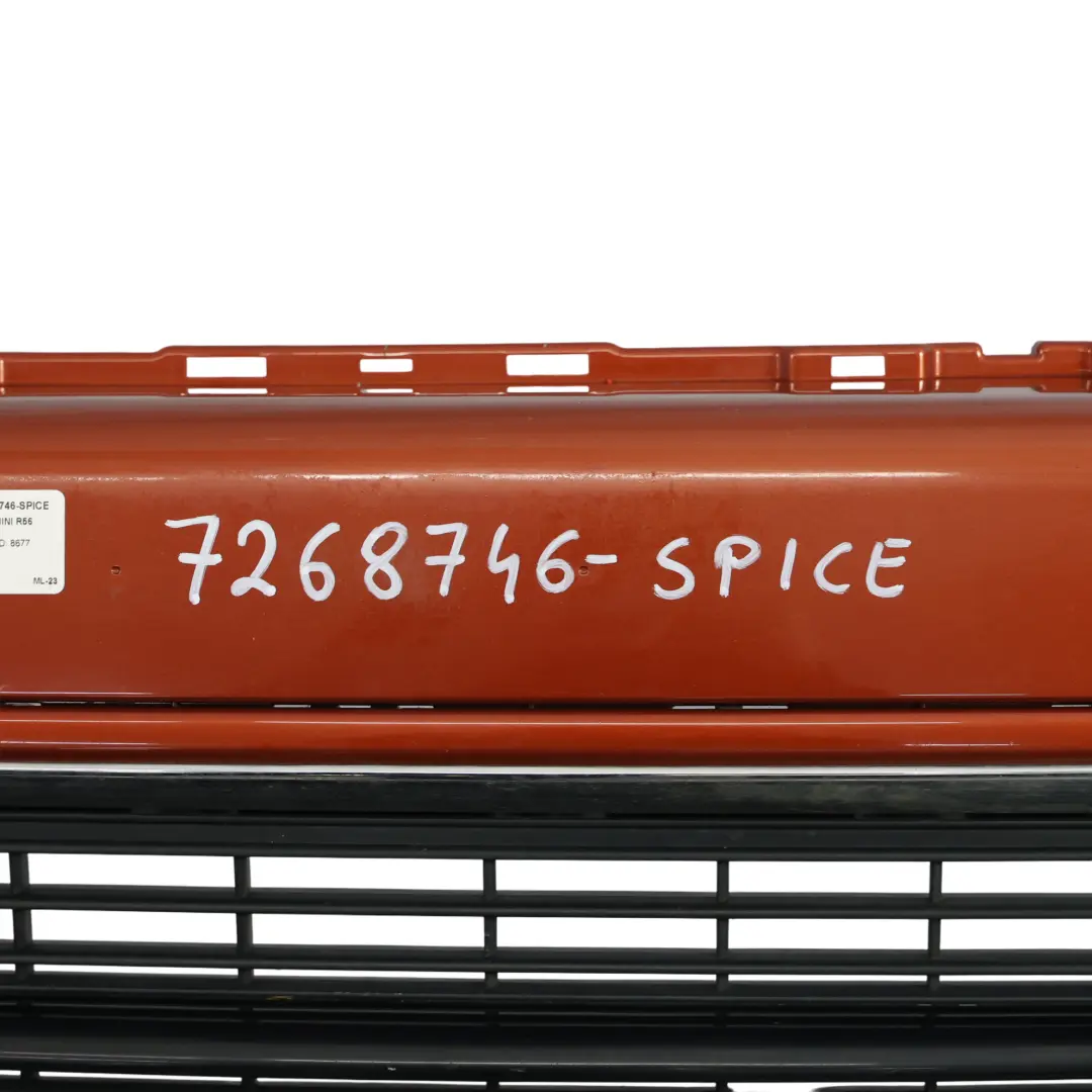 Mini R55 R56 LCI Paraurti Anteriore Pannello Completo Spice Orange - B23 - SKU 7268746-SPICE - Numero di parte 7268746
