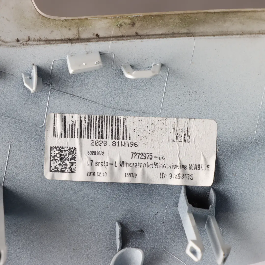  Wing Mirror Cover BMW F20 F21 F87 F30 F34 Cap Casing Left N/S Mineral White A96 - SKU 7292745-MW - Part number 7292745