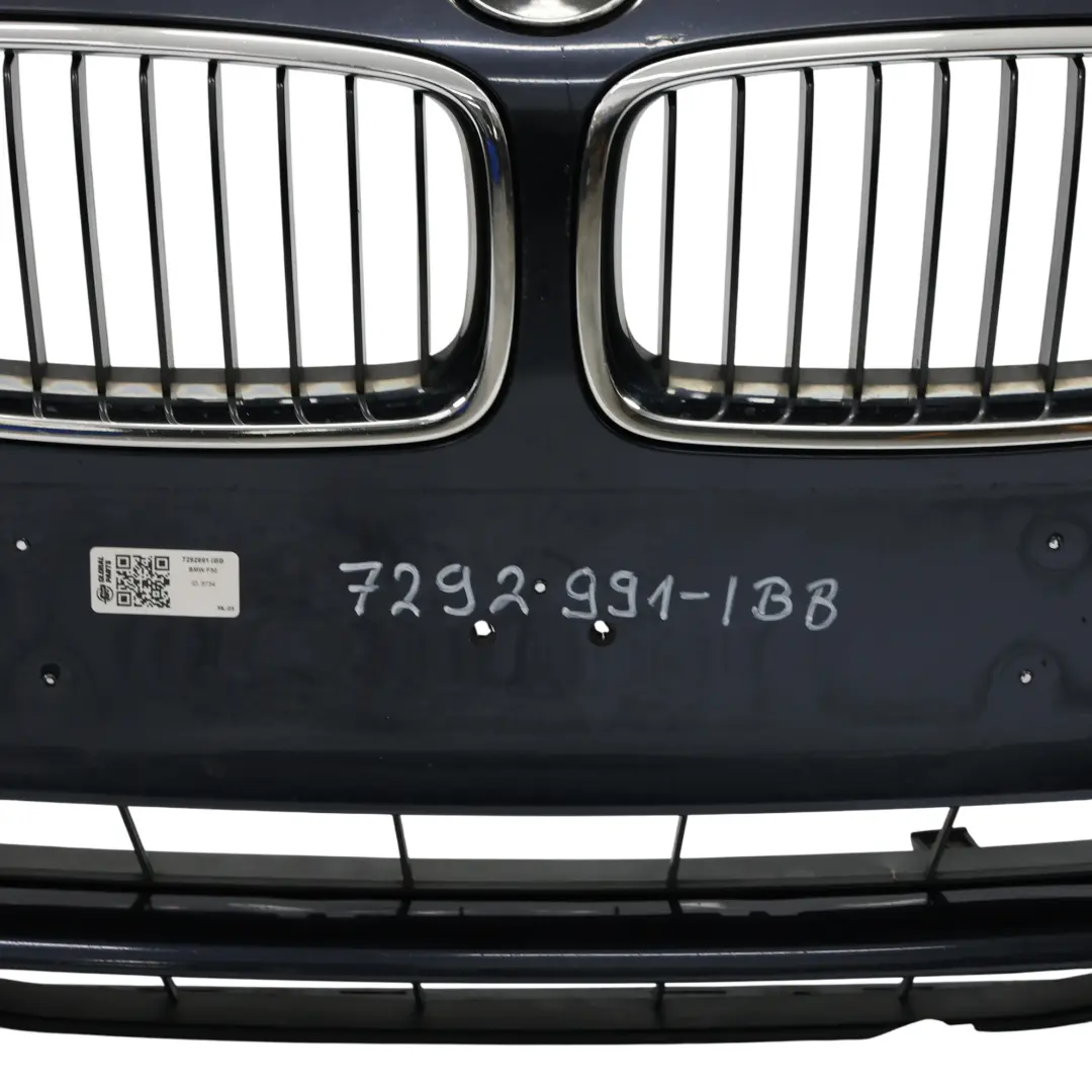 BMW F30 F31 Front Bumper Complete Trim Panel Imperial Blue Metallic - A89 - SKU 7292991-IBB - Part number 7292991