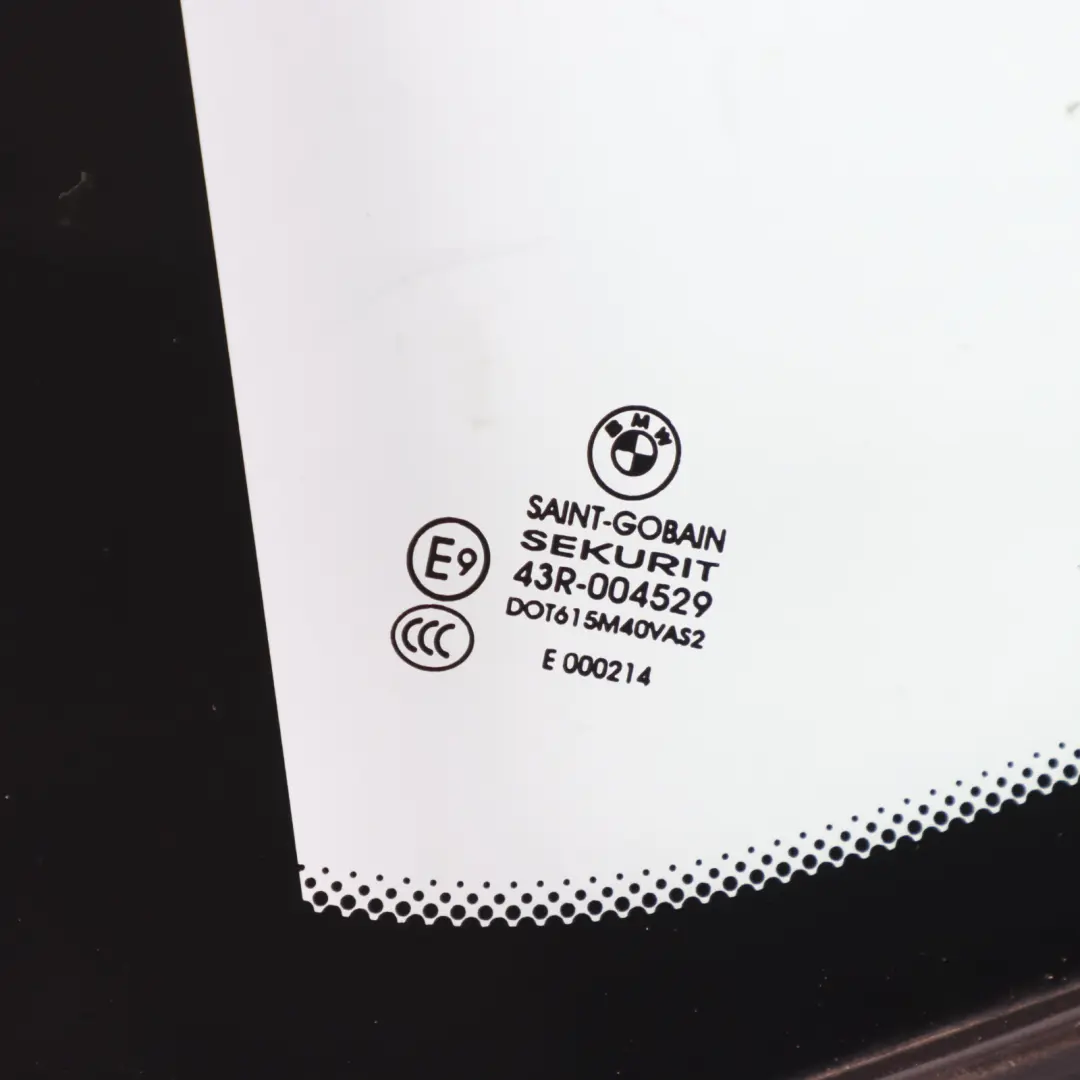 Window Glass Side Quarter Fixed Rear Left N/S AS2 Green to BMW X6 F16 F86 with Part number 7317771 BMW X6 F16 F86 Window Glass Side Quarter Fixed Rear Left N/S AS2 Green - SKU 7317771-1 - Part number 7317771