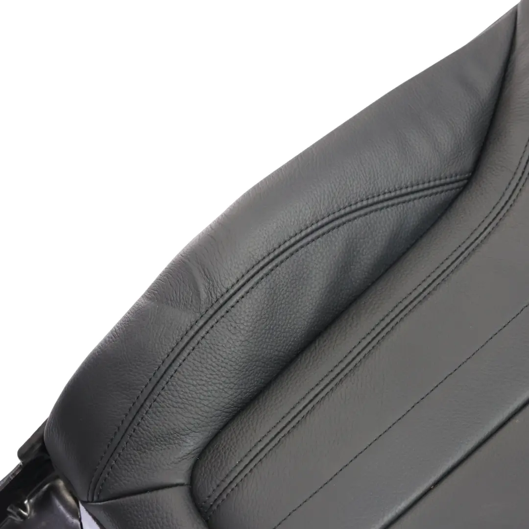 BMW X6 F16 Rear Seat Backrest Cover Leather Dakota Black Right O/S - SKU 7378990 - Part number 7378990