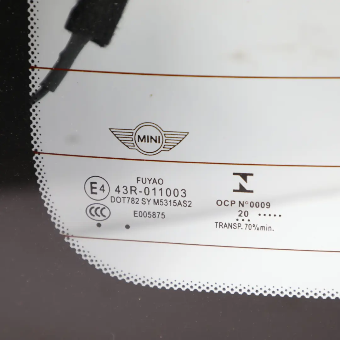 Mini Countryman F60 Szyba Tylna Klapy Bagażnika AS2 - SKU 7389423 - Numer Części 7389423