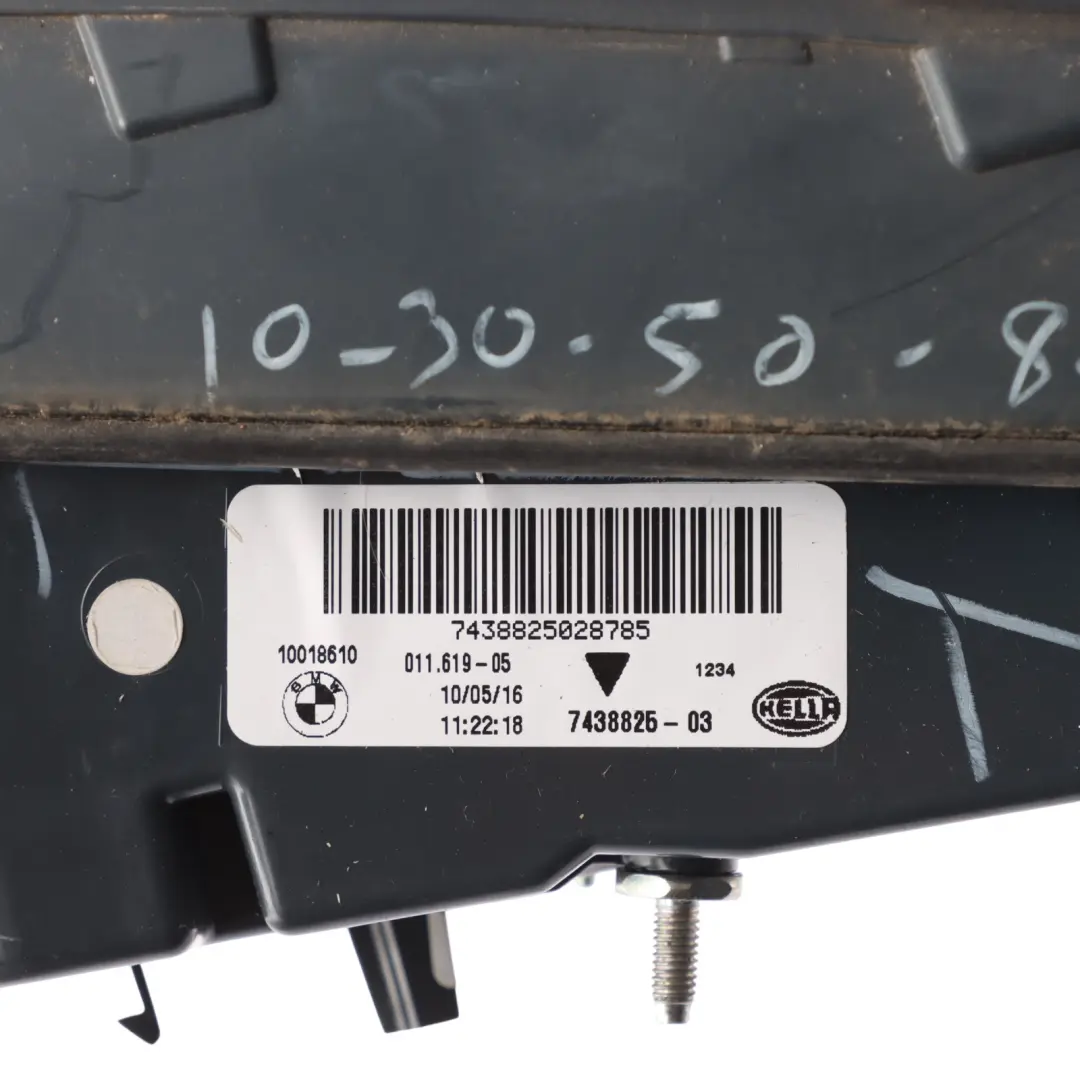 Lamp Inner Light Trunk Lid Boot Tailgate Left N/S to BMW X6 F16 Rear with Part number 7438825 BMW X6 F16 Rear Lamp Inner Light Trunk Lid Boot Tailgate Left N/S - SKU 7438825 - Part number 7438825