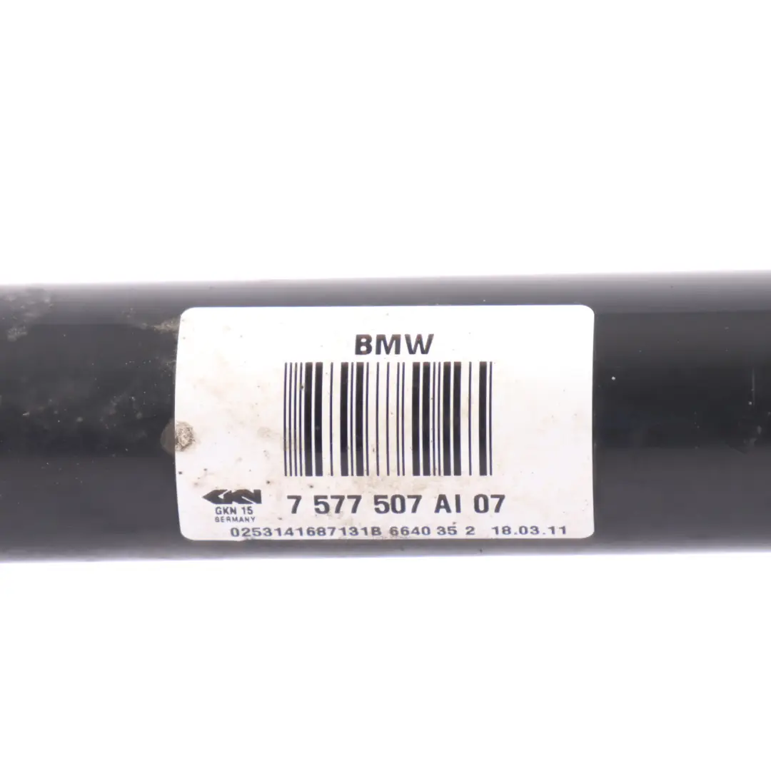 Driveshaft Output Drive Shaft Rear Left N/S to BMW F01 F02 F06 F07 F12 LCI with Part number 7577507 BMW F01 F02 F06 F07 F12 LCI Driveshaft Output Drive Shaft Rear Left N/S - SKU 7577507 - Part number 7577507