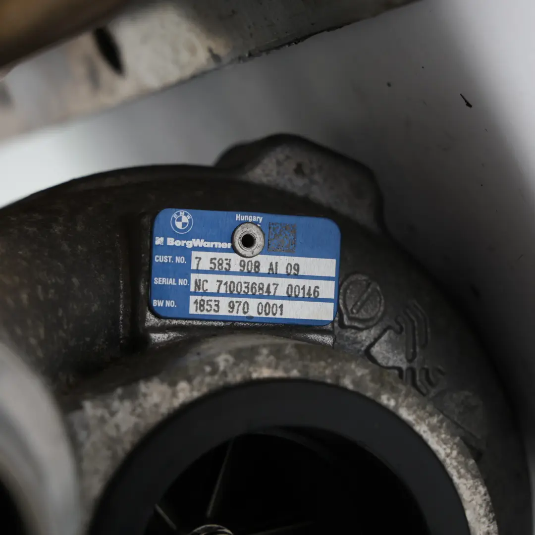 BMW F07 GT F10 F11 F12 F13 N55 Benzyna Turbosprężarka Turbo Turbina - SKU 7583908 - Numer Części 7583908
