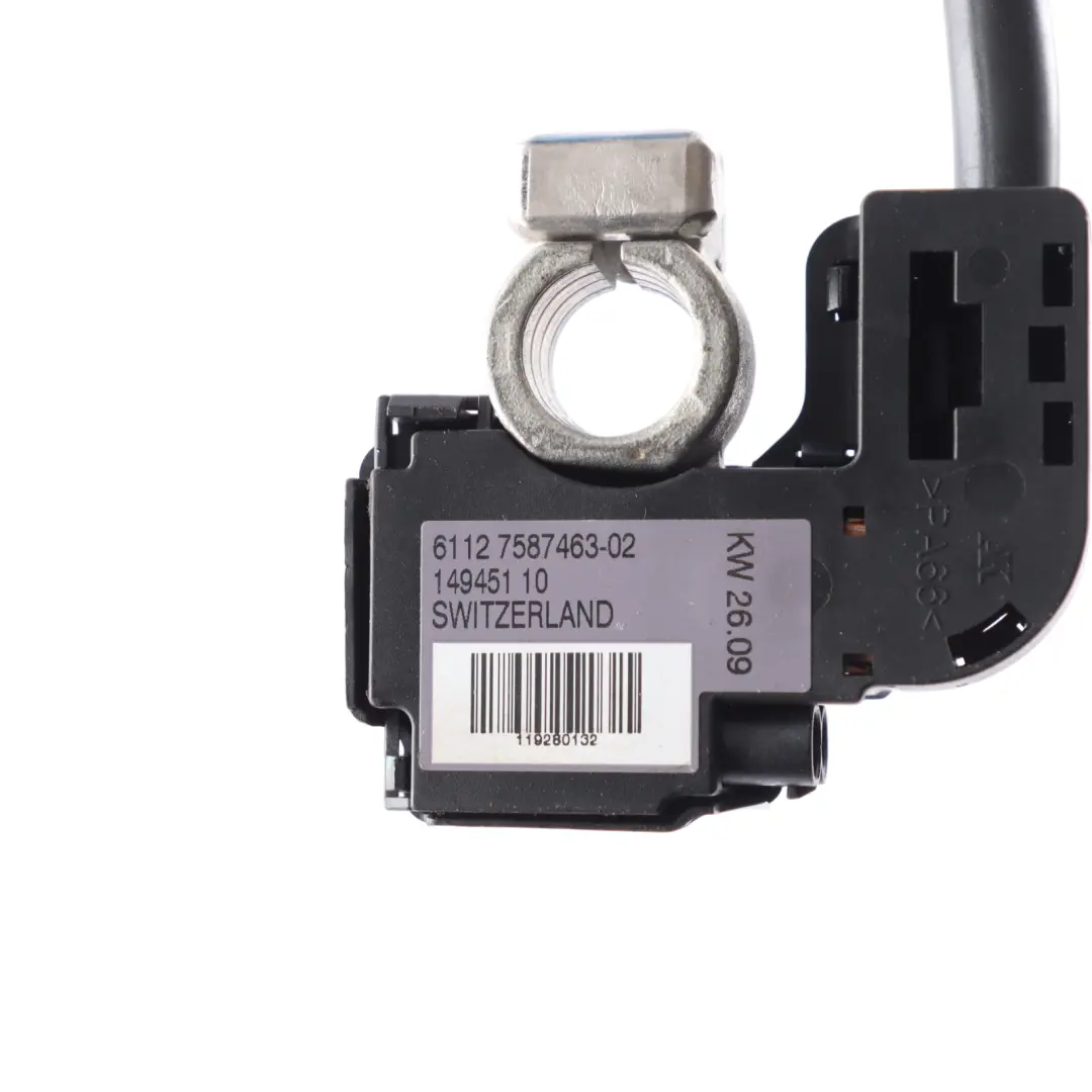 Batería Cable Negativo para BMW Z4 E82 E88 E89 con número de pieza 7587463 BMW Z4 E82 E88 E89 Batería Cable Negativo - SKU 7587463 - Número de pieza 7587463