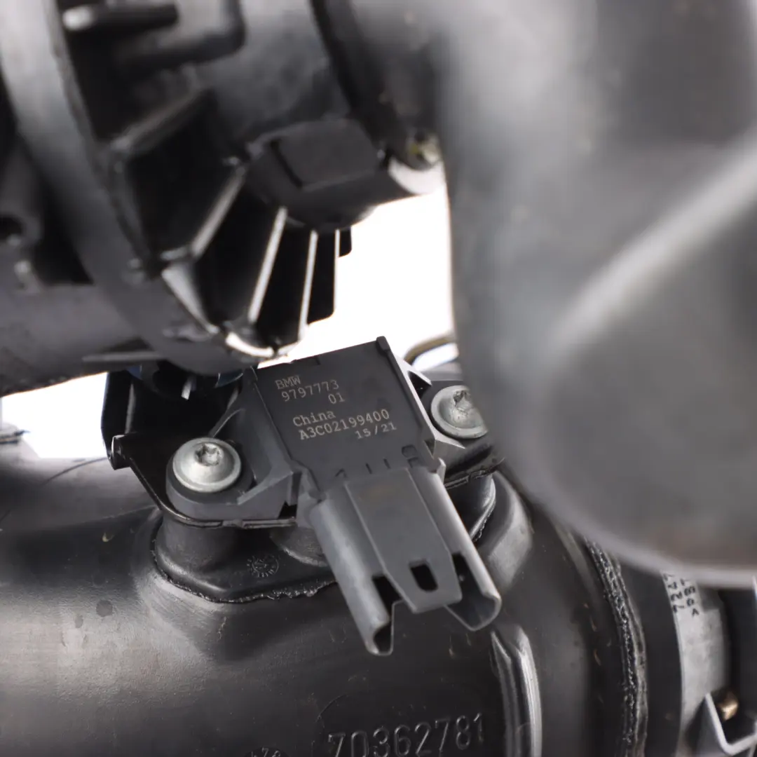 Charge Air Line Left N/S Intake Hose 135i M Coupe N54 to BMW E82 E88 with Part number 7590305 BMW E82 E88 Charge Air Line Left N/S Intake Hose 135i M Coupe N54 - SKU 7590305 - Part number 7590305