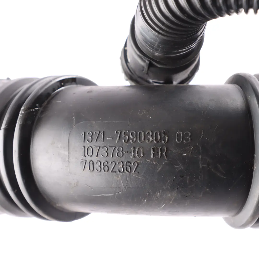 Charge Air Line Left N/S Intake Hose 135i M Coupe N54 to BMW E82 E88 with Part number 7590305 BMW E82 E88 Charge Air Line Left N/S Intake Hose 135i M Coupe N54 - SKU 7590305 - Part number 7590305