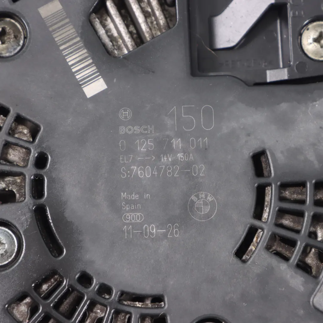 MINI Cooper S R55 R56 LCI R60 Alternatore Generatore 150A Benzina - SKU 7604782-1 - Numero di parte 7604782