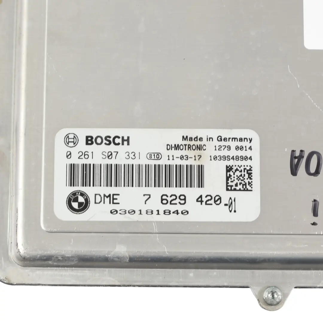 N55 315HP ECU Silnika DME Automat do BMW F10 F11 F12 540i 640i o numerze 7629420 BMW F10 F11 F12 540i 640i N55 315HP ECU Silnika DME Automat - SKU 7629420 - Numer Części 7629420