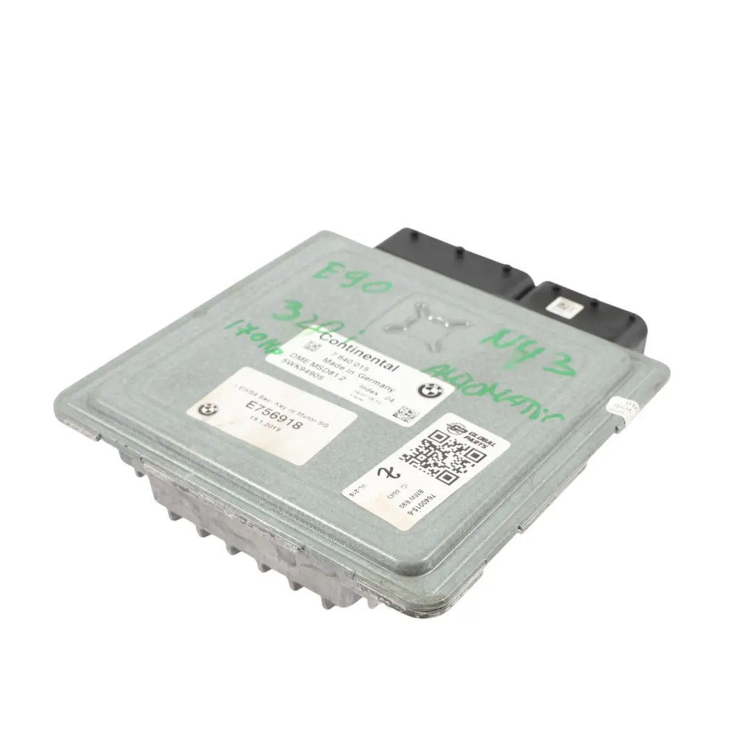 N43 170HP Komputer Silnika ECU DME Automat do BMW E90 E91 E92 320I o numerze 7640015 BMW E90 E91 E92 320I N43 170HP Komputer Silnika ECU DME Automat - SKU 7640015-6 - Numer Części 7640015