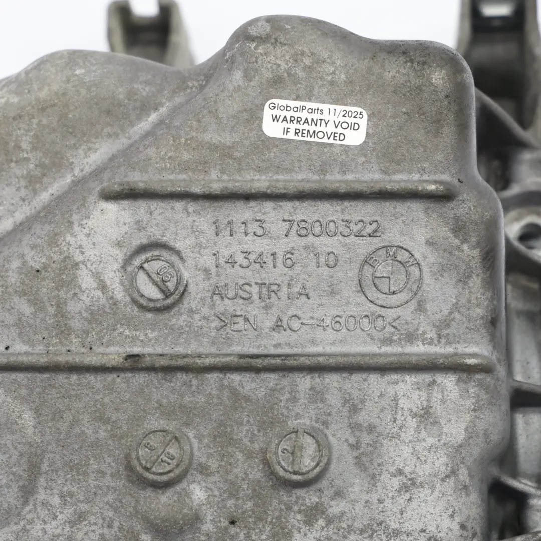 BMW F10 F11 E90 E91 LCI E92 Öl Wannen Abdeckung Diesel Motor N57 - SKU 7800322 - Teilenummer 7800322