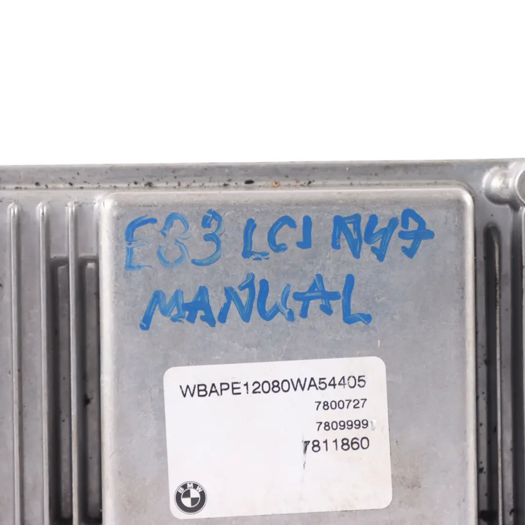 BMW X3 E83 LCI 2.0sd N47 177HP Engine Control Module Unit ECU DDE Manual - SKU 7809999-5 - Part number 7809999