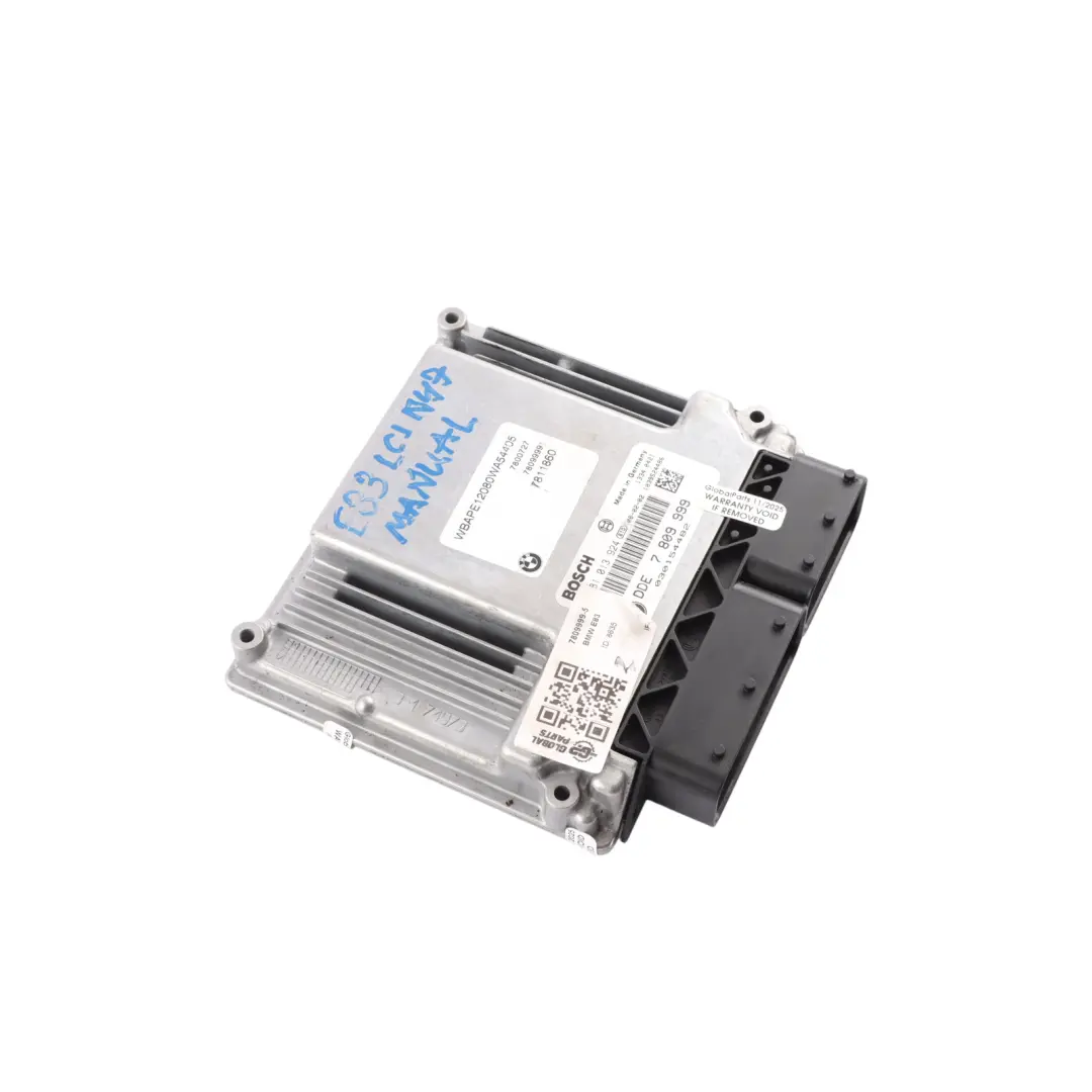 2.0sd N47 177HP Engine Control Module Unit ECU DDE Manual to BMW X3 E83 LCI with Part number 7809999 BMW X3 E83 LCI 2.0sd N47 177HP Engine Control Module Unit ECU DDE Manual - SKU 7809999-5 - Part number 7809999