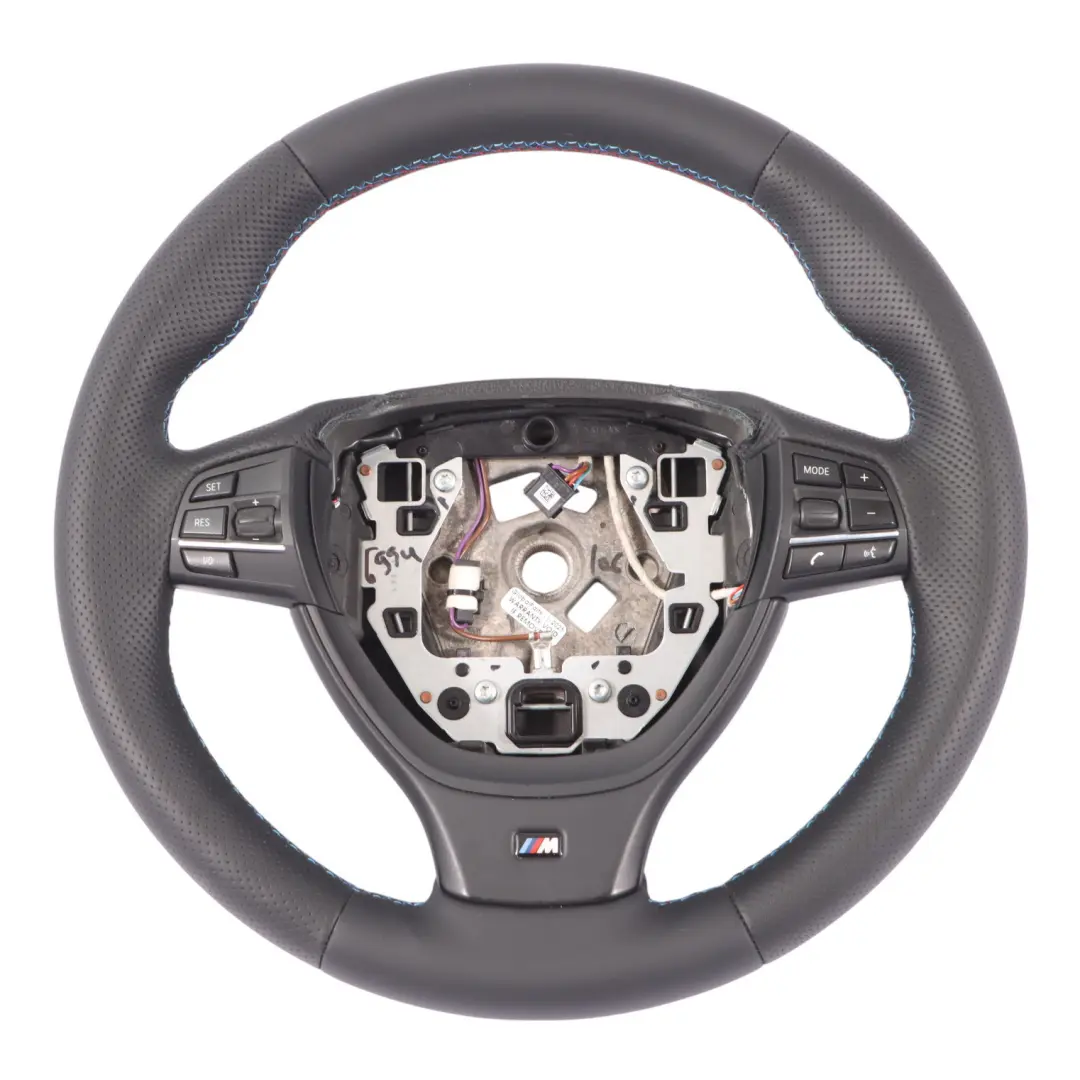 NUOVO Pelle Nera M Sport per Volante BMW F01 F07 GT F10 F11 F12 con numero di parte 7842807 Volante BMW F01 F07 GT F10 F11 F12 NUOVO Pelle Nera M Sport - SKU 7842807-3 - Numero di parte 7842807