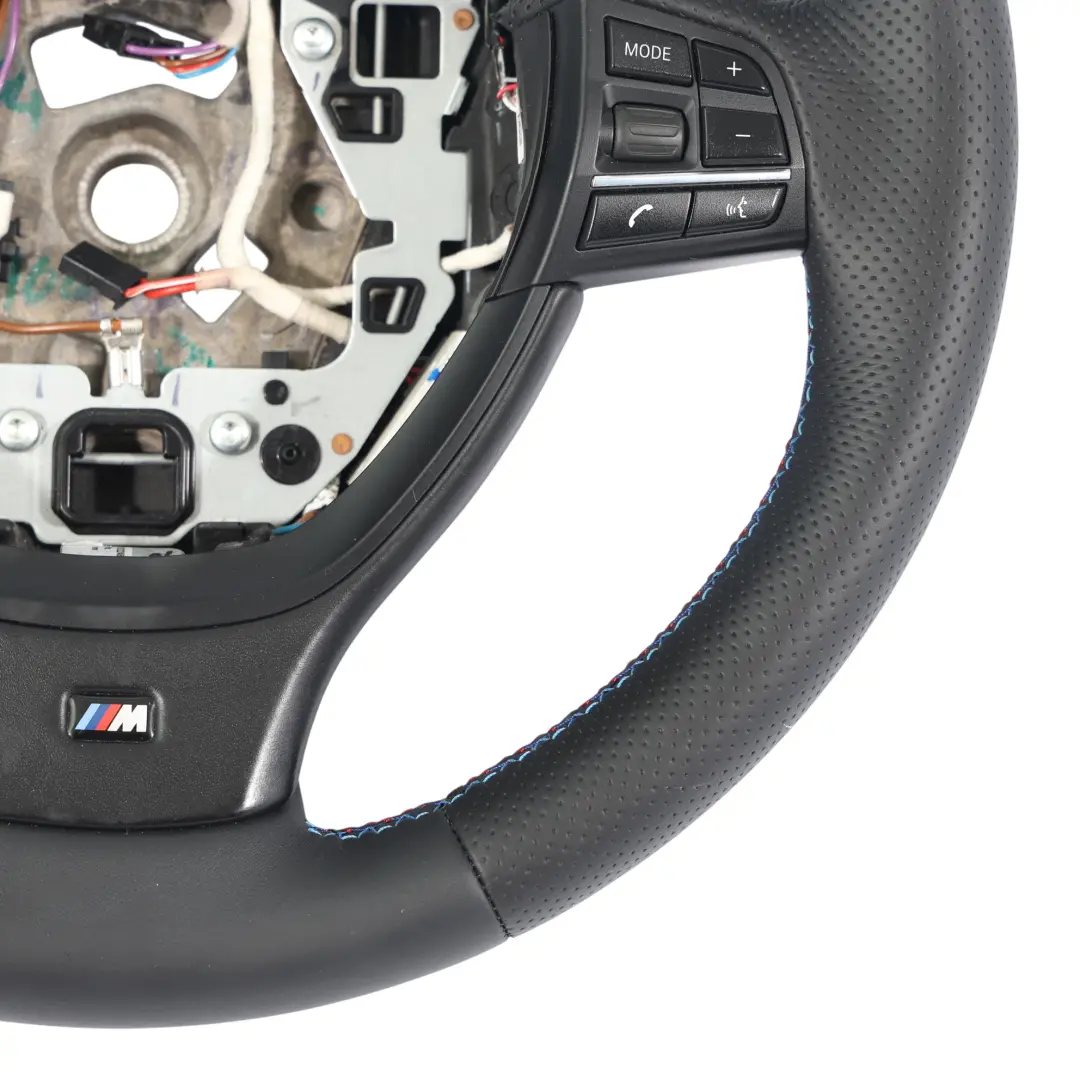 Steering Wheel NEW Black Leather M Sport Heated to BMW F01 F07 GT F10 F11 F12 with Part number 7842808 BMW F01 F07 GT F10 F11 F12 Steering Wheel NEW Black Leather M Sport Heated - SKU 7842808-1 - Part number 7842808