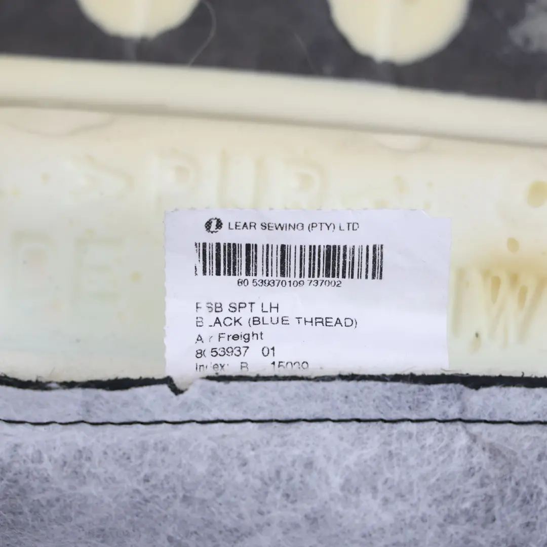 Oparcie Fotela Przedniego M Sport Skóra Czarny Niebieska Nić Lewe do BMW E92 o numerze 7843049 BMW E92 Oparcie Fotela Przedniego M Sport Skóra Czarny Niebieska Nić Lewe - SKU 7843049 - Numer Części 7843049