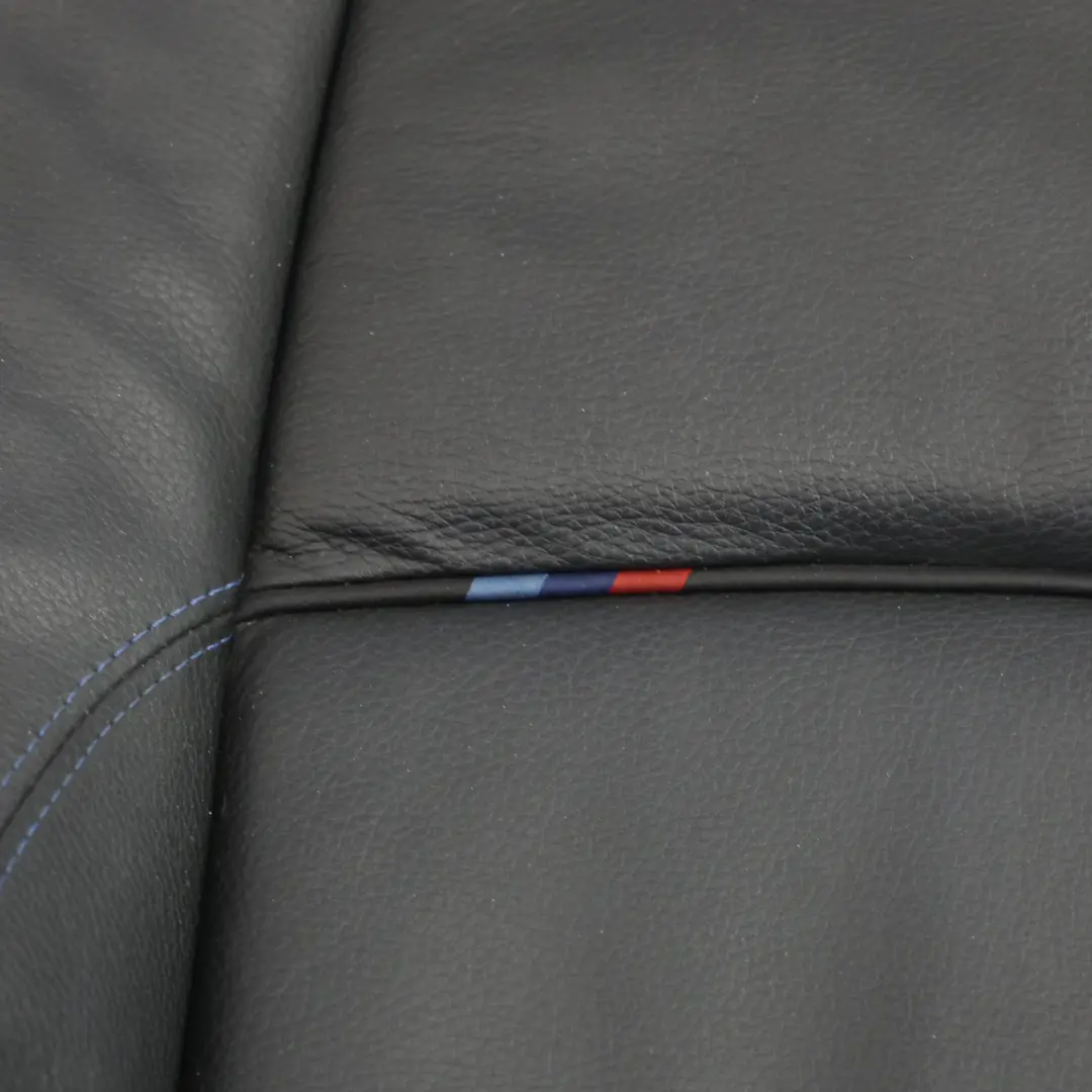 BMW E92 Respaldo Asiento Delantero M Sport Cuero Contraste Negro Azul Izquierdo - SKU 7843049 - Número de pieza 7843049
