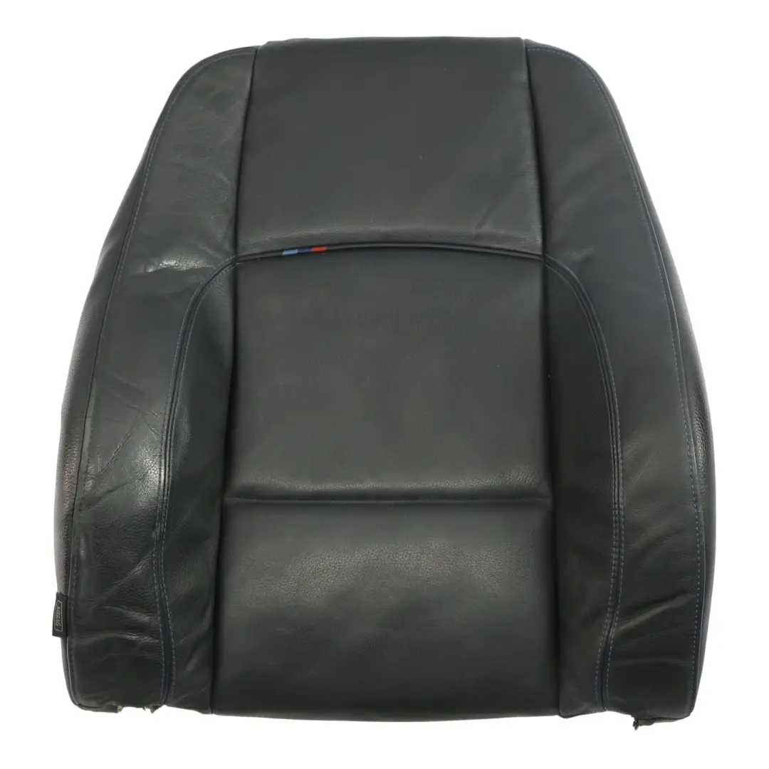 Respaldo Asiento Delantero M Sport Cuero Contraste Negro Azul Derecho para BMW E92 con número de pieza 7843050 BMW E92 Respaldo Asiento Delantero M Sport Cuero Contraste Negro Azul Derecho - SKU 7843050 - Número de pieza 7843050