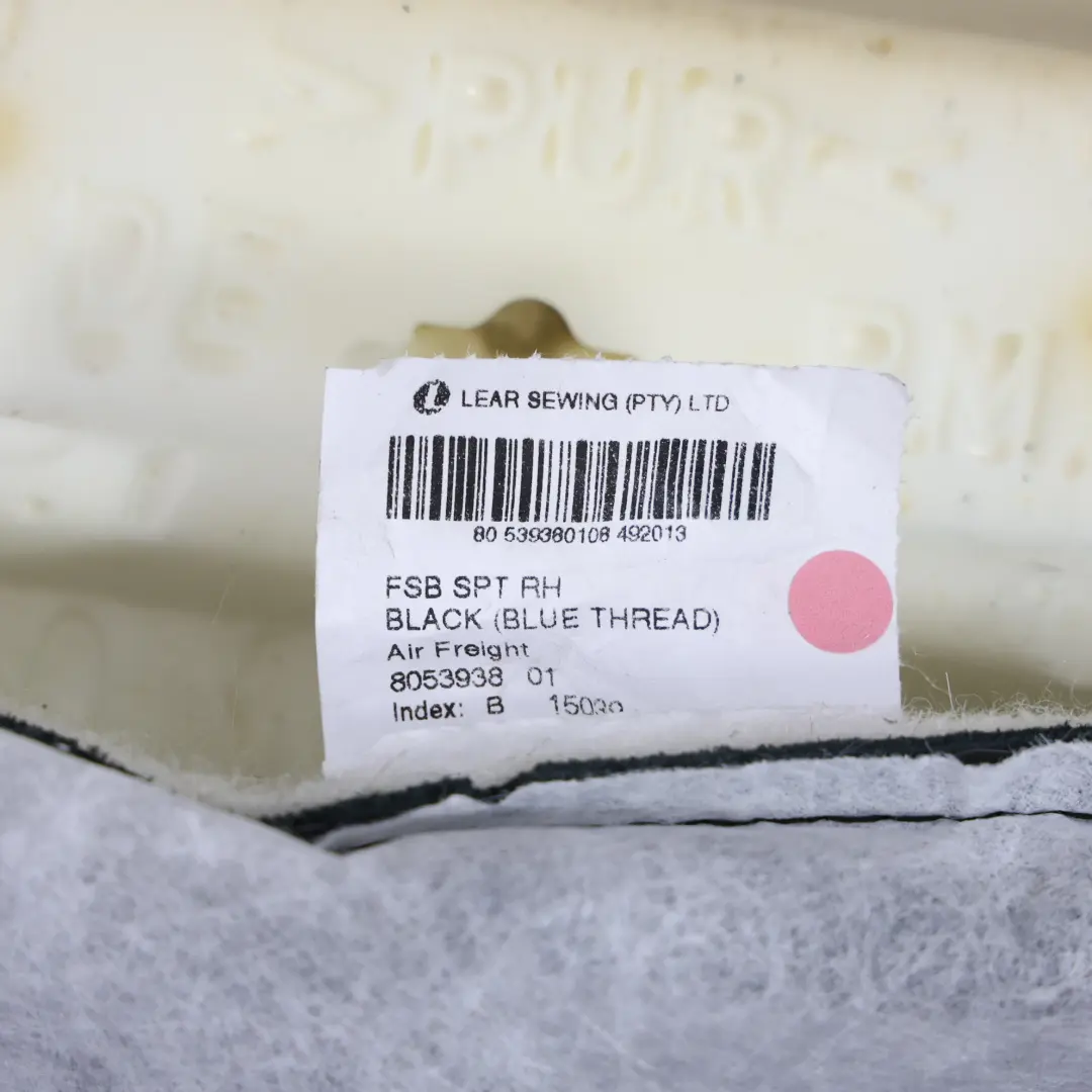 Vordersitz Rückenlehne M Sport Leder Kontrast Schwarz Blau Rechts für BMW E92 mit Teilenummer 7843050 BMW E92 Vordersitz Rückenlehne M Sport Leder Kontrast Schwarz Blau Rechts - SKU 7843050 - Teilenummer 7843050