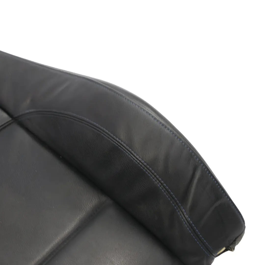 BMW E92 Respaldo Asiento Delantero M Sport Cuero Contraste Negro Azul Derecho - SKU 7843050 - Número de pieza 7843050