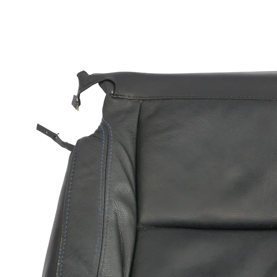 Funda Cojín Base Asiento Delantero Cuero M Sport Negro Contraste Azul para BMW E92 con número de pieza 7843052 BMW E92 Funda Cojín Base Asiento Delantero Cuero M Sport Negro Contraste Azul - SKU 7843052-2 - Número de pieza 7843052