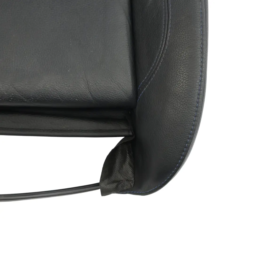 BMW E92 Coupé House Base Siège Avant Coussin M Sport Cuir Noir Contrastant Bleu - SKU 7843052-2 - Numéro de pièce 7843052