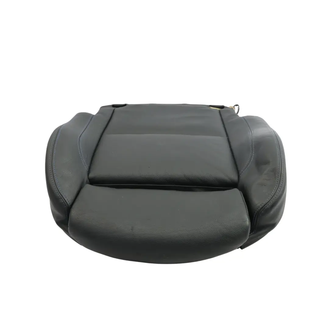 Front Seat Base Cushion Sport Heated Cover Leather Black Blue Left N/S to BMW E93 with Part number 7843079 BMW E93 Front Seat Base Cushion Sport Heated Cover Leather Black Blue Left N/S - SKU 7843079 - Part number 7843079