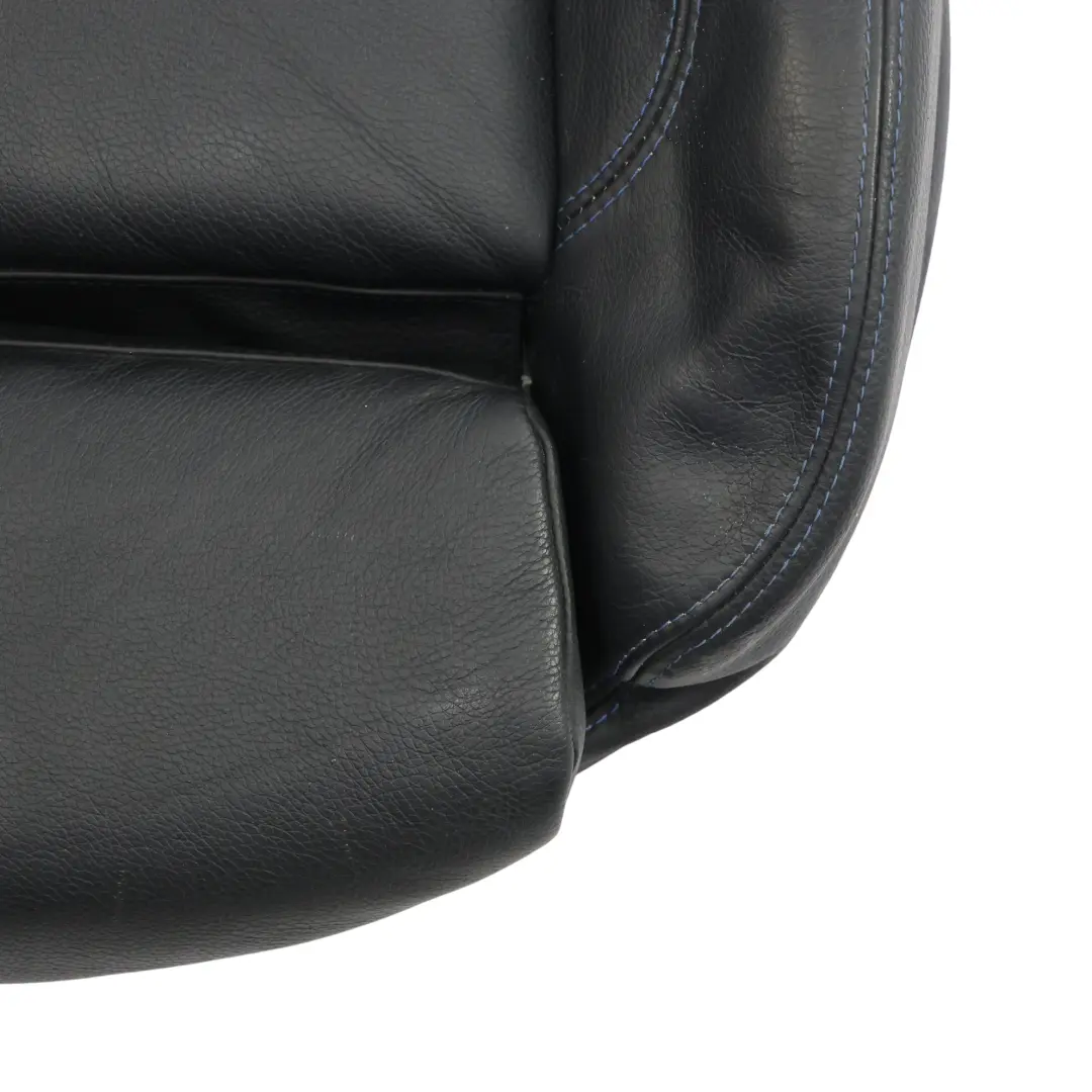 BMW E93 Vordersitz Kissen Sport Beheizte Abdeckung Leder Schwarz Blau Links - SKU 7843079 - Teilenummer 7843079