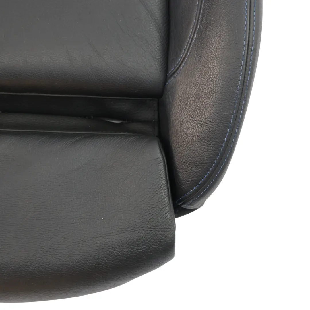 BMW E93 Asiento Delantero Base Cojín Calefactable Funda Cuero Negro Azul Derecho - SKU 7843080 - Número de pieza 7843080
