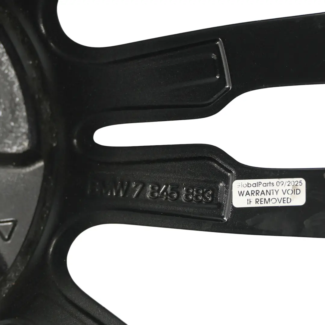 BMW F30 F32 Llanta Trasera Aleación Negra 19" ET:47 8,5J - SKU 7845883-6 - Número de pieza 7845883