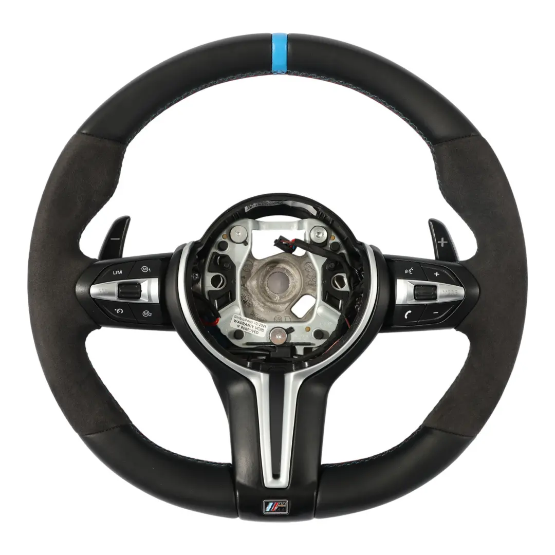 NUEVO Negro Cuero / Alcantara M Sport Volante para BMW F80 M3 F82 M4 F87 M2 con número de pieza 7847606 BMW F80 M3 F82 M4 F87 M2 NUEVO Negro Cuero / Alcantara M Sport Volante - SKU 7847606-1 - Número de pieza 7847606