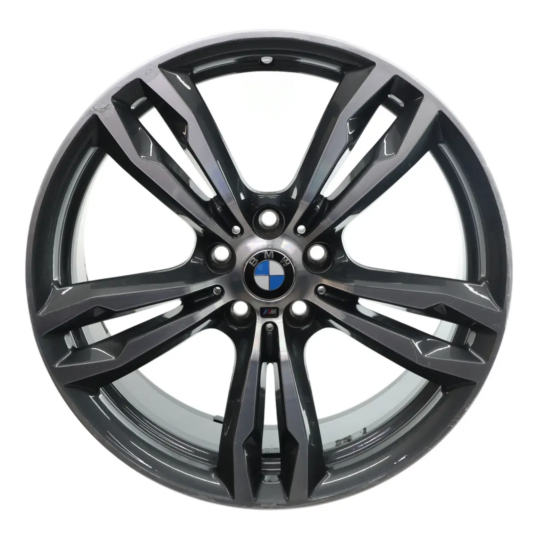 Orbitgrey Wheel Alloy Rim 19" 8J ET:47 M Double Spoke 572 to BMW F39 F48 with Part number 7849120 BMW F39 F48 Orbitgrey Wheel Alloy Rim 19" 8J ET:47 M Double Spoke 572 - SKU 7849120-2 - Part number 7849120
