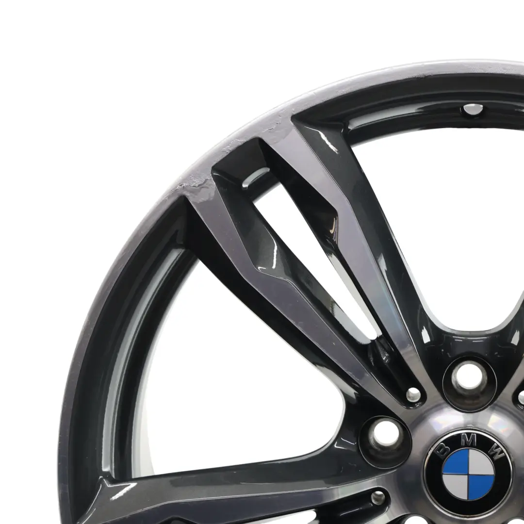BMW F39 F48 Orbitgrey Jante En Alliage 19" 8J ET:47 M Double Spoke 572 - SKU 7849120-2 - Numéro de pièce 7849120