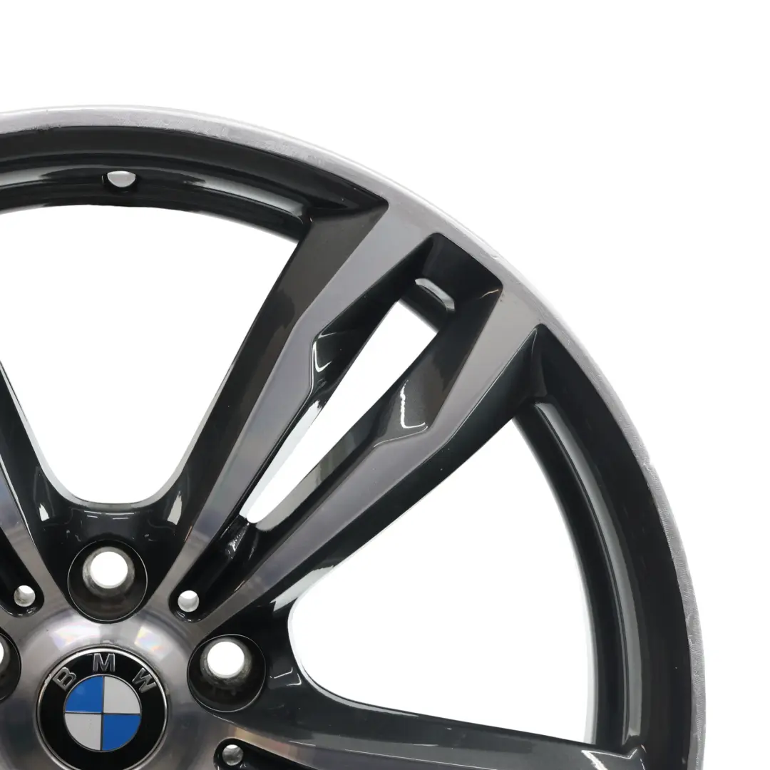 Orbitgrey Wheel Alloy Rim 19" 8J ET:47 M Double Spoke 572 to BMW F39 F48 with Part number 7849120 BMW F39 F48 Orbitgrey Wheel Alloy Rim 19" 8J ET:47 M Double Spoke 572 - SKU 7849120-2 - Part number 7849120