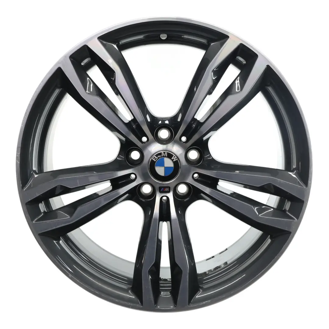 Alloy Rim Orbit Grey 19" 8J ET:47 M Double Spoke 572 to BMW F39 F48 Wheel with Part number 7849120 BMW F39 F48 Wheel Alloy Rim Orbit Grey 19" 8J ET:47 M Double Spoke 572 - SKU 7849120-3 - Part number 7849120