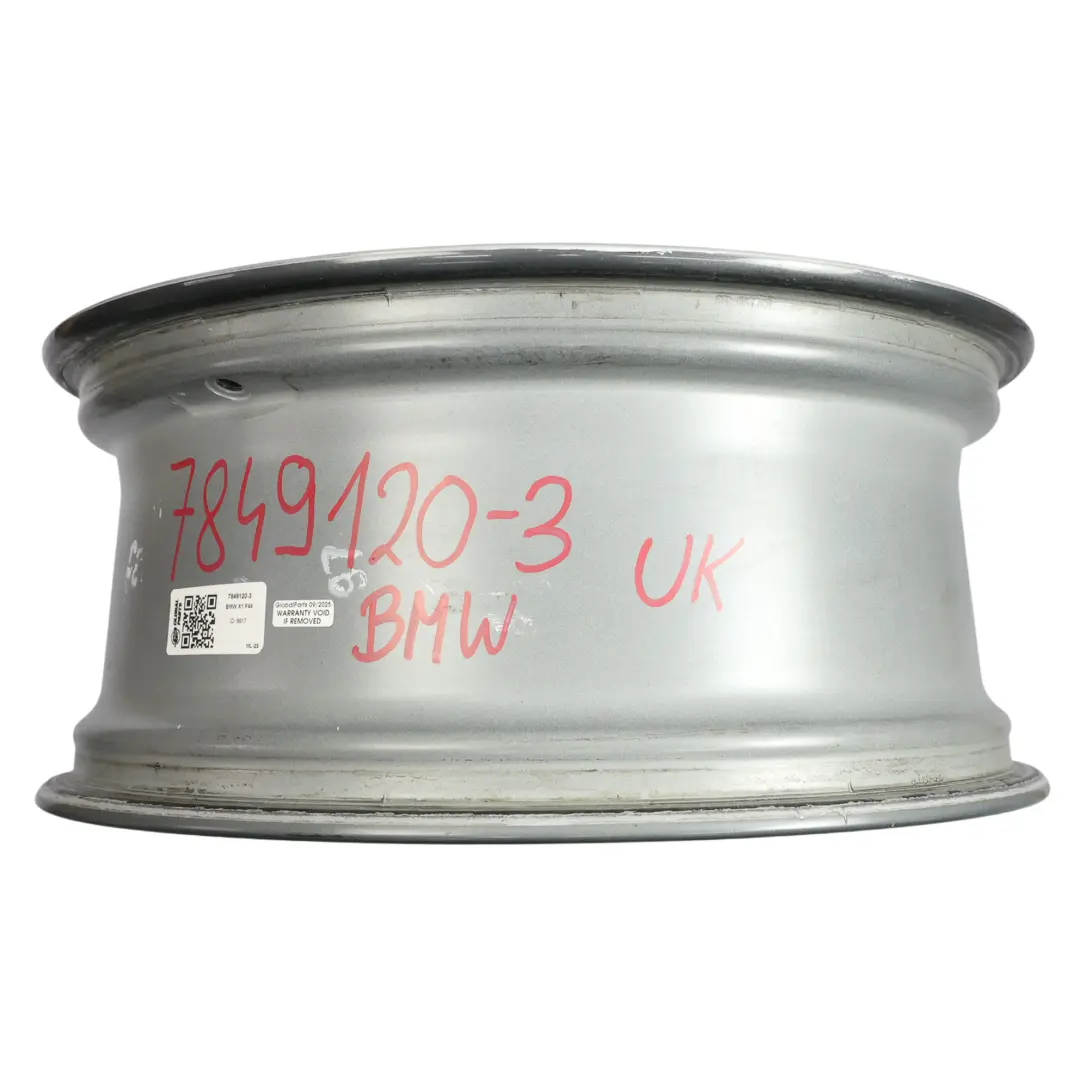 Alloy Rim Orbit Grey 19" 8J ET:47 M Double Spoke 572 to BMW F39 F48 Wheel with Part number 7849120 BMW F39 F48 Wheel Alloy Rim Orbit Grey 19" 8J ET:47 M Double Spoke 572 - SKU 7849120-3 - Part number 7849120