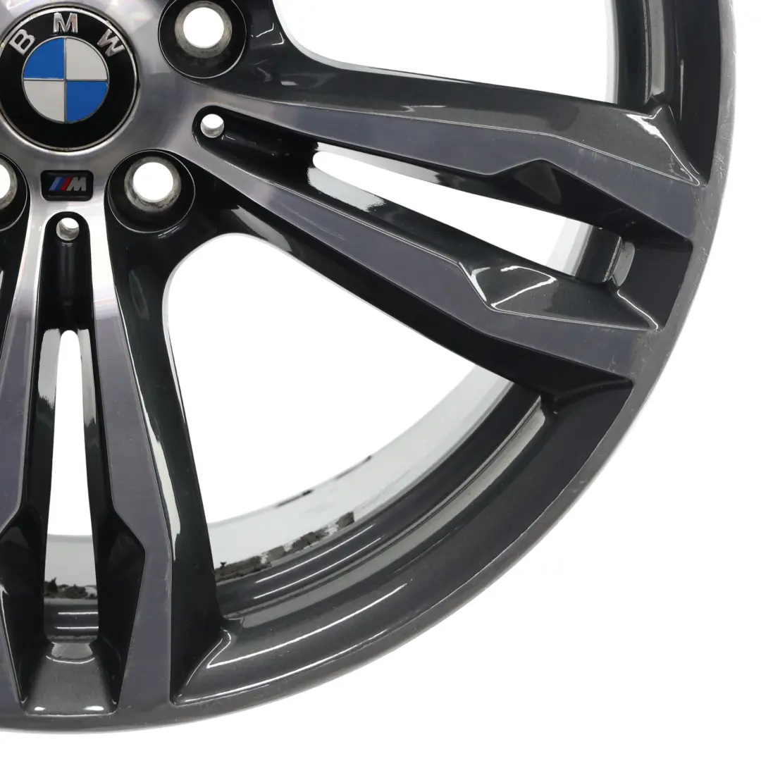 Alloy Rim Orbit Grey 19" 8J ET:47 M Double Spoke 572 to BMW F39 F48 Wheel with Part number 7849120 BMW F39 F48 Wheel Alloy Rim Orbit Grey 19" 8J ET:47 M Double Spoke 572 - SKU 7849120-3 - Part number 7849120