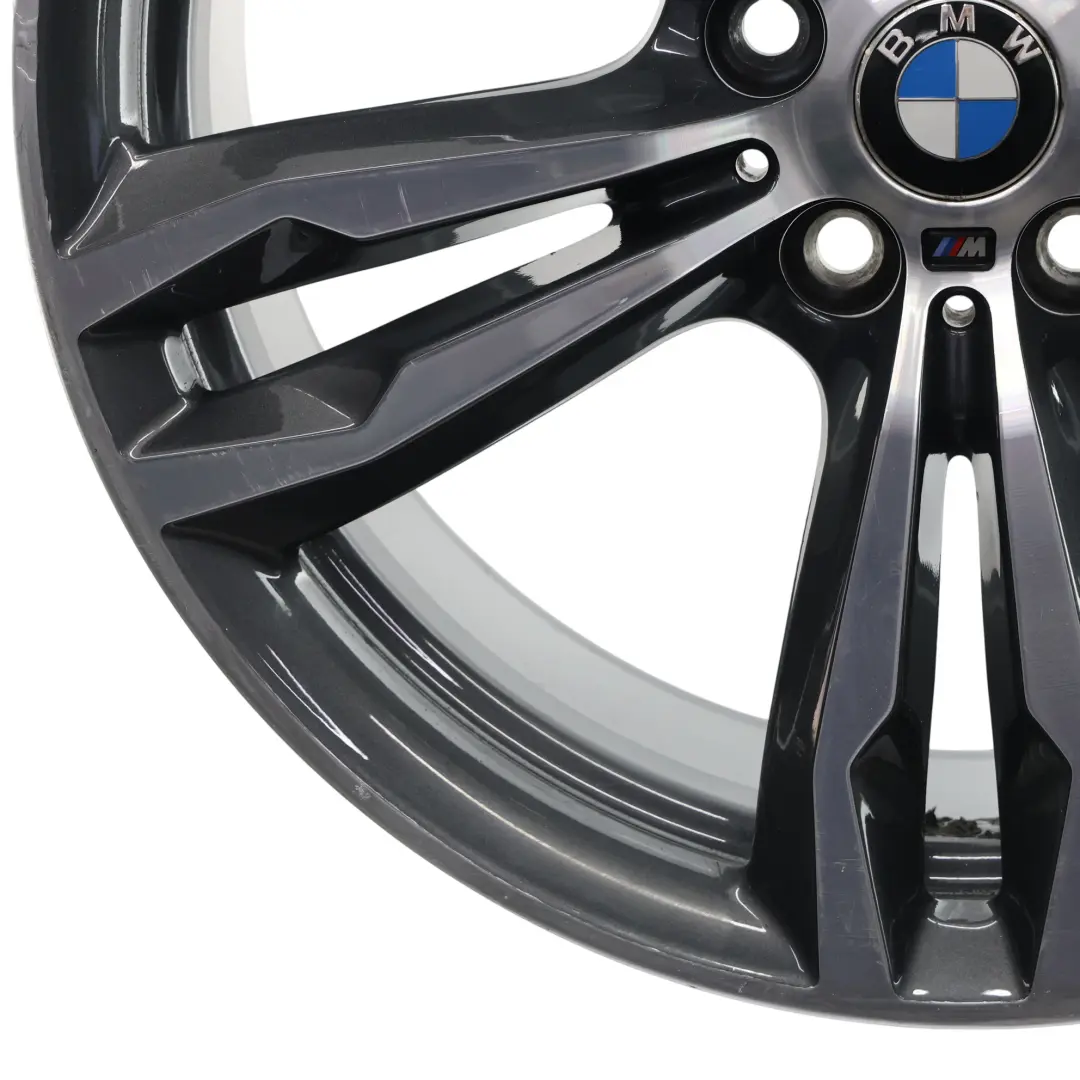 Alloy Rim Orbit Grey 19" 8J ET:47 M Double Spoke 572 to BMW F39 F48 Wheel with Part number 7849120 BMW F39 F48 Wheel Alloy Rim Orbit Grey 19" 8J ET:47 M Double Spoke 572 - SKU 7849120-3 - Part number 7849120