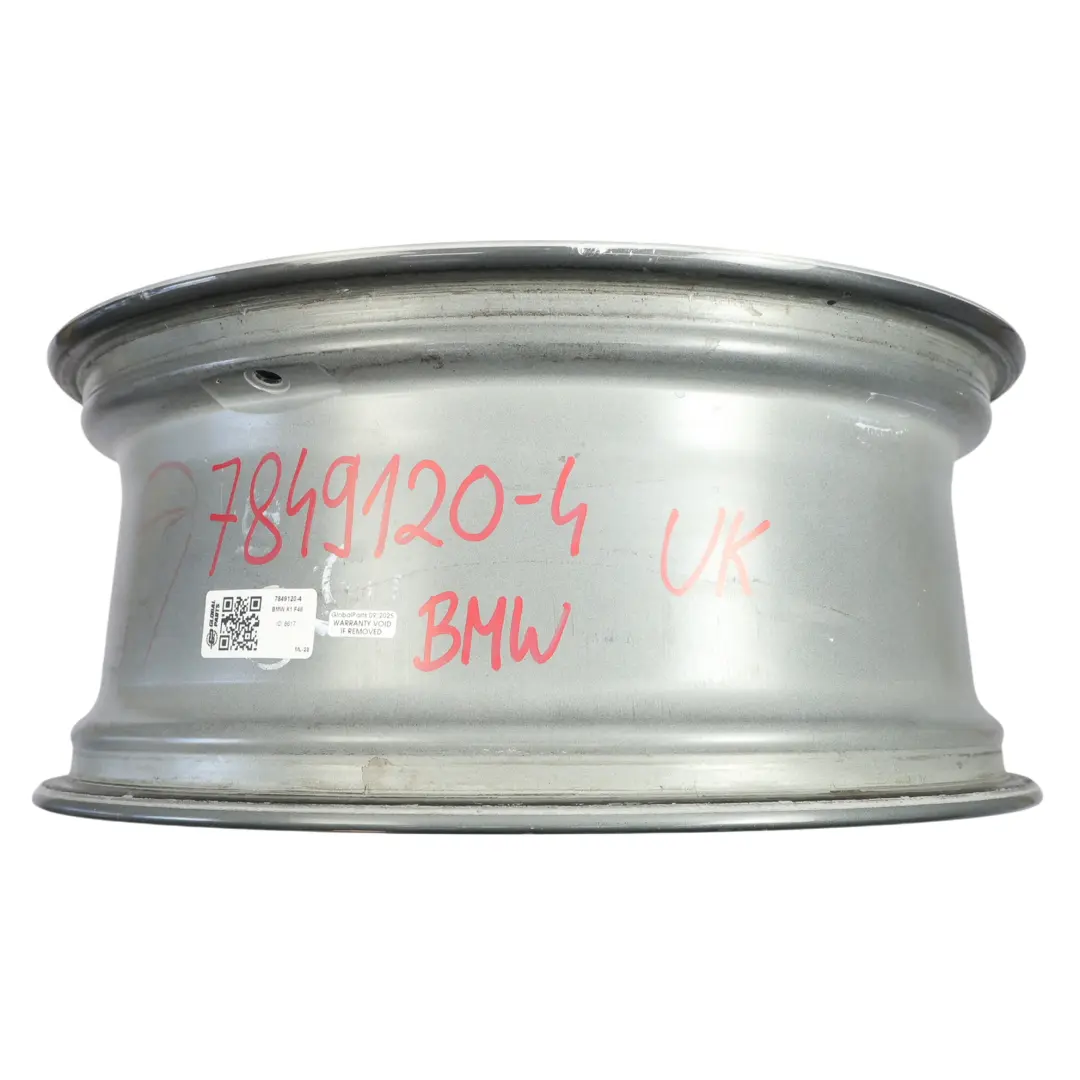 Alloy Rim Orbit Grey 19" 8J ET:47 M Double Spoke 572 to BMW F39 F48 Wheel with Part number 7849120 BMW F39 F48 Wheel Alloy Rim Orbit Grey 19" 8J ET:47 M Double Spoke 572 - SKU 7849120-4 - Part number 7849120