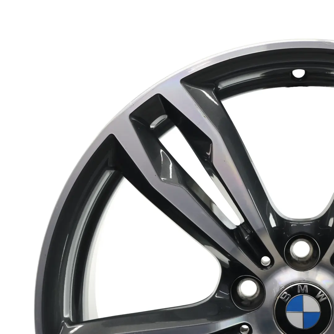 Alloy Rim Orbit Grey 19" 8J ET:47 M Double Spoke 572 to BMW F39 F48 Wheel with Part number 7849120 BMW F39 F48 Wheel Alloy Rim Orbit Grey 19" 8J ET:47 M Double Spoke 572 - SKU 7849120-4 - Part number 7849120