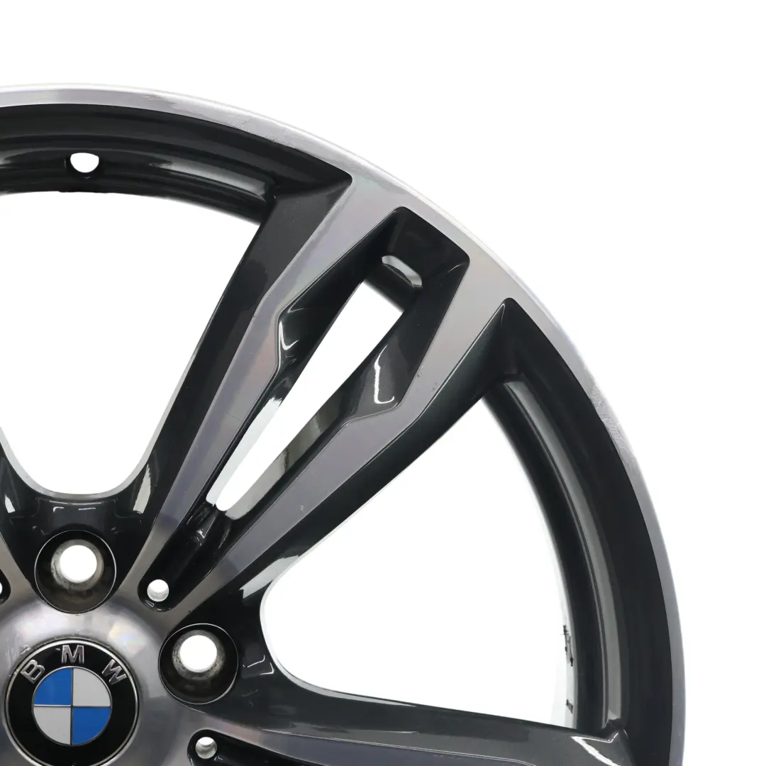 Alloy Rim Orbit Grey 19" 8J ET:47 M Double Spoke 572 to BMW F39 F48 Wheel with Part number 7849120 BMW F39 F48 Wheel Alloy Rim Orbit Grey 19" 8J ET:47 M Double Spoke 572 - SKU 7849120-4 - Part number 7849120