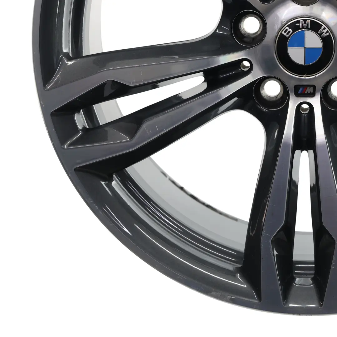 Alloy Rim Orbit Grey 19" 8J ET:47 M Double Spoke 572 to BMW F39 F48 Wheel with Part number 7849120 BMW F39 F48 Wheel Alloy Rim Orbit Grey 19" 8J ET:47 M Double Spoke 572 - SKU 7849120-4 - Part number 7849120