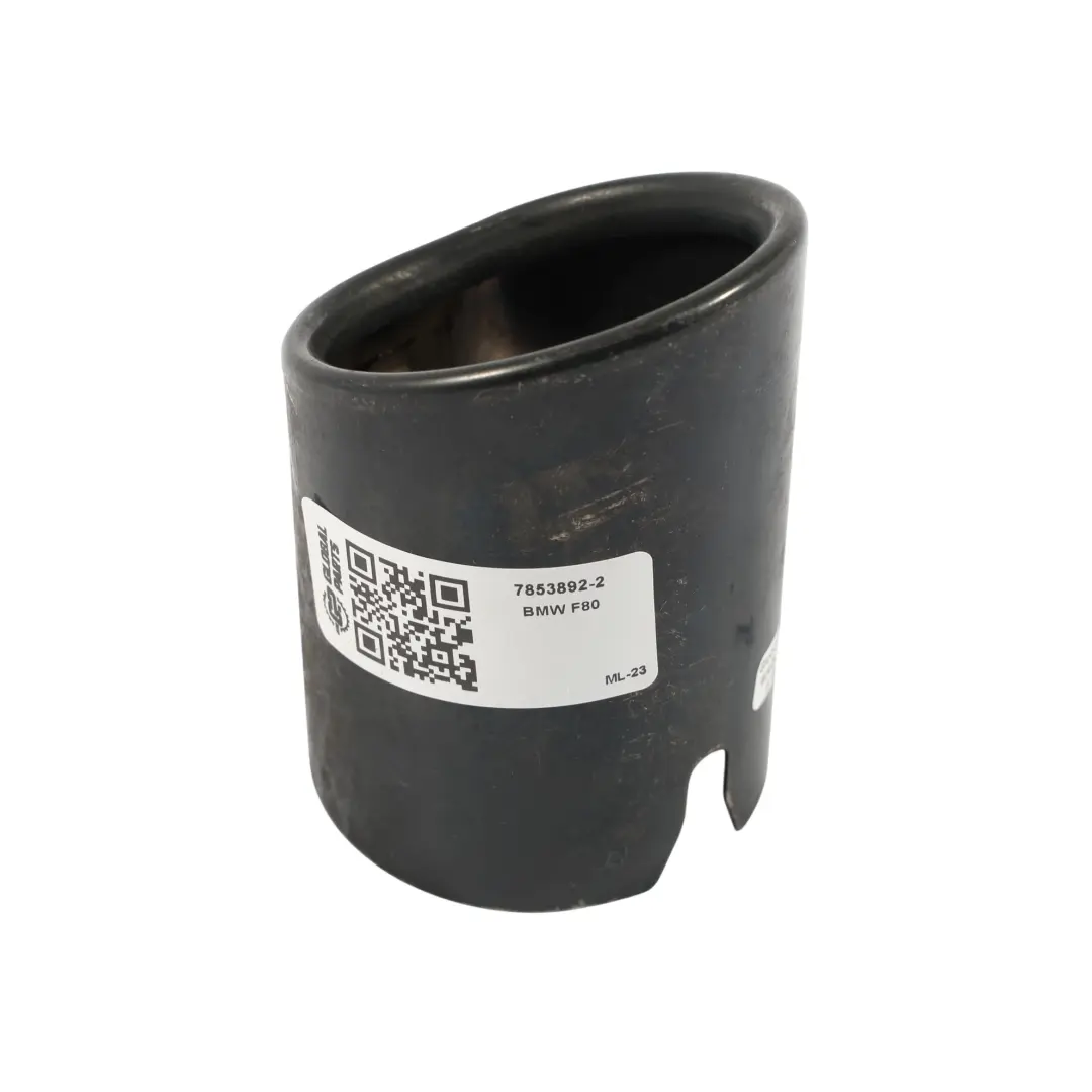 BMW F80 M3 F82 M4 M Sport Exhaust End Tailpipe Tail Pipe Black Chrome - SKU 7853892-2 - Part number 7853892