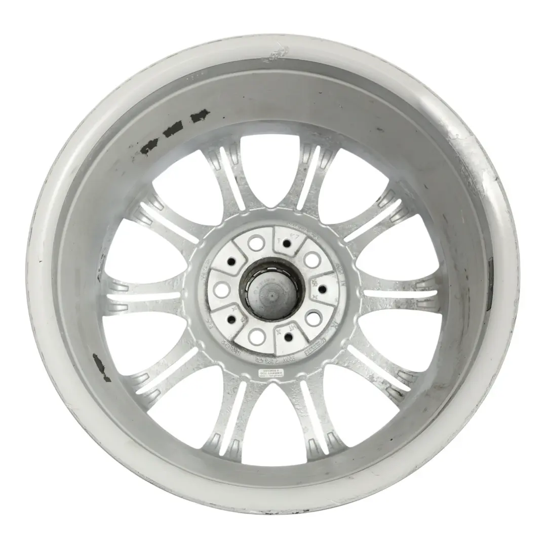 BMW E46 E85 Silber Vorne Alu Felge Alufelge 18" 8J ET:47 M Doppelspeiche 135 - SKU 7896470-1 - Teilenummer 7896470