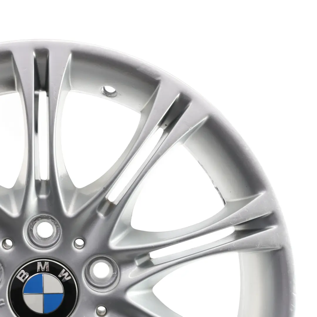 BMW E46 Z4 E85 Silver Front Alloy Wheel Rim 18" 8J ET:47 M Double Spoke 135 - SKU 7896470-1 - Part number 7896470