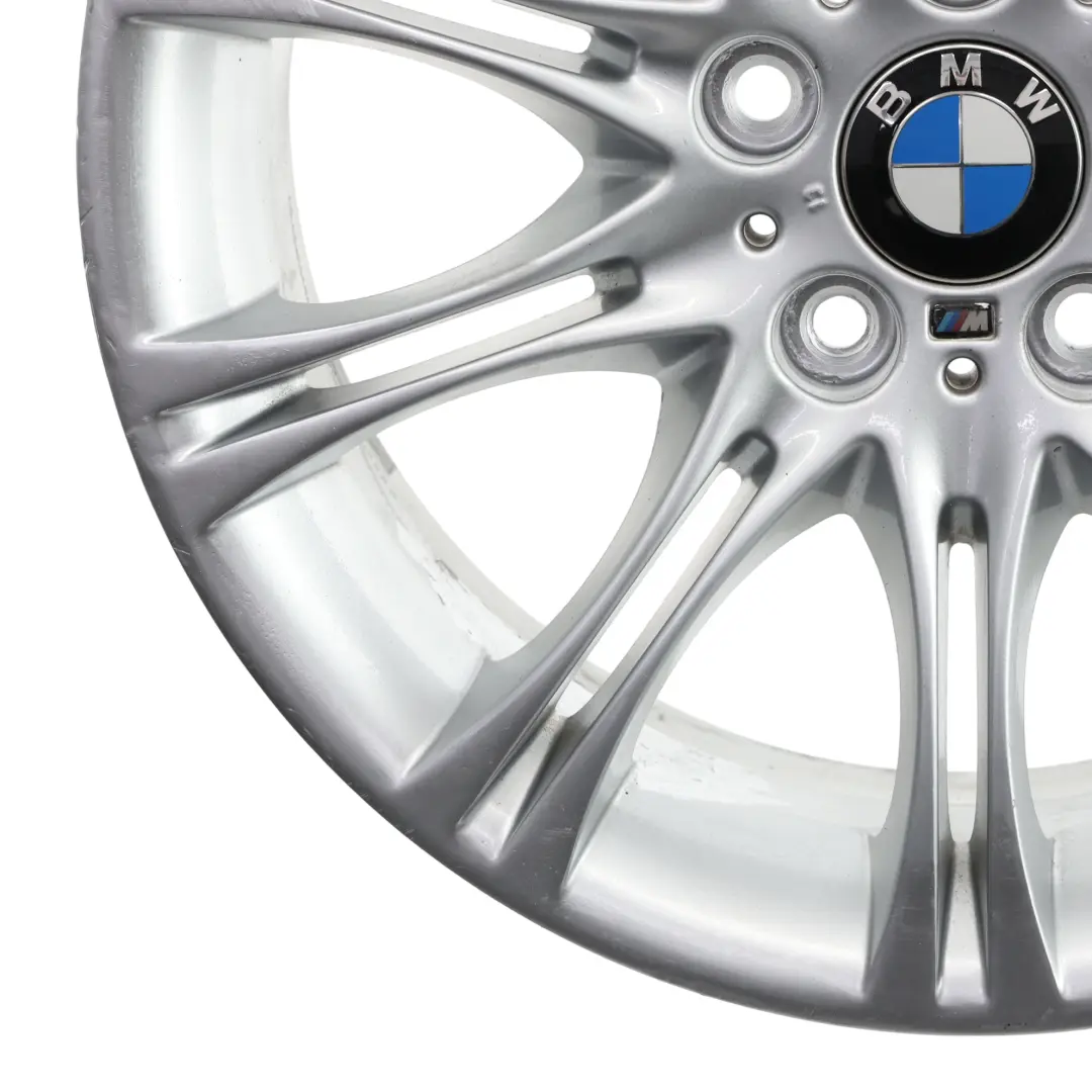 Silber Vorne Alu Felge Alufelge 18" 8J ET:47 M Doppelspeiche 135 für BMW E46 E85 mit Teilenummer 7896470 BMW E46 E85 Silber Vorne Alu Felge Alufelge 18" 8J ET:47 M Doppelspeiche 135 - SKU 7896470-1 - Teilenummer 7896470