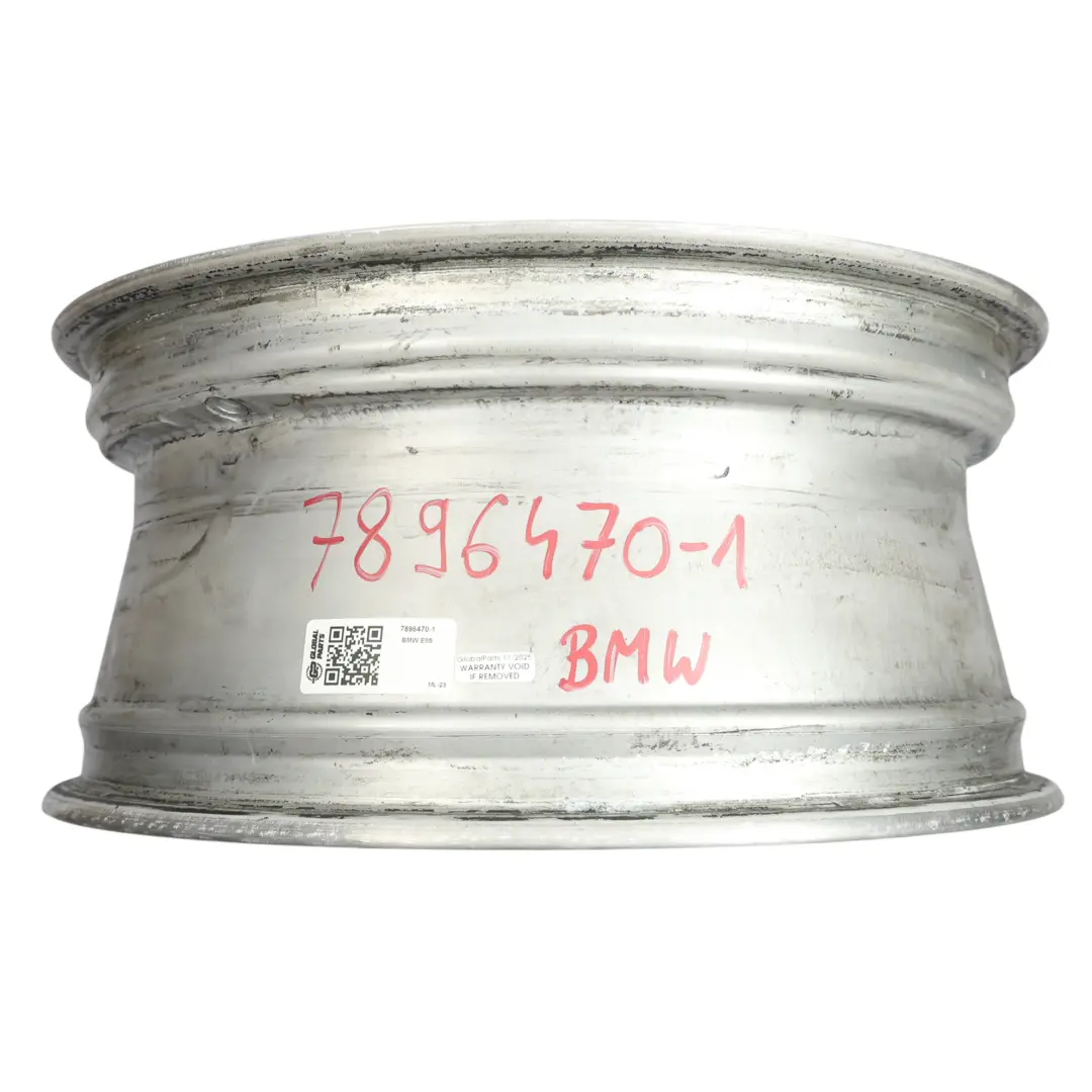 BMW E46 Z4 E85 Silver Front Alloy Wheel Rim 18" 8J ET:47 M Double Spoke 135 - SKU 7896470-1 - Part number 7896470
